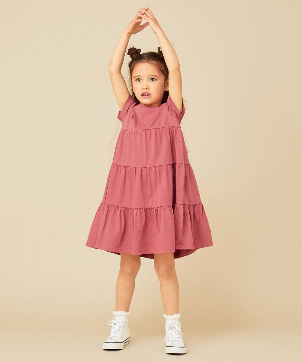 140 150cm ティアードワンピース Any Fam Kids ファッション通販 公式通販 オンワード クローゼット