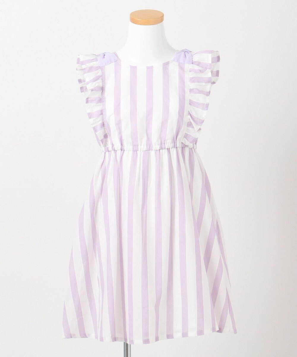 140 150cm ストライプ肩リボン ワンピース Any Fam Kids ファッション通販 公式通販 オンワード クローゼット