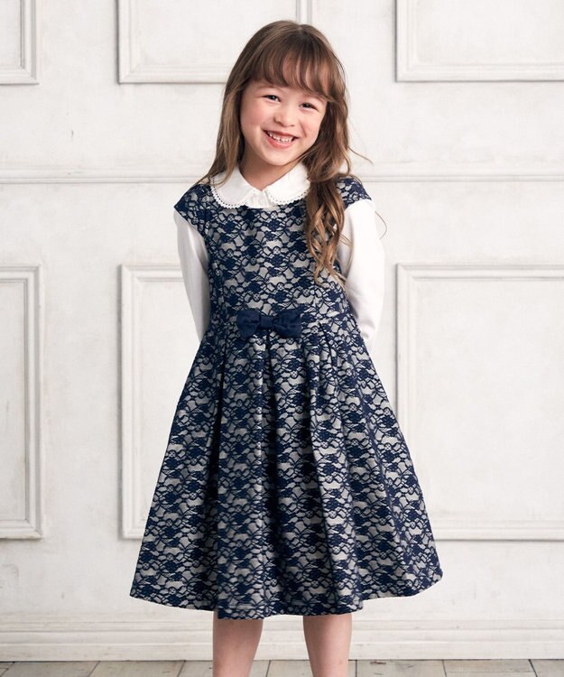 140 150cm レースボンディング ワンピース Any Fam Kidsファッション通販 公式通販 オンワード クローゼット
