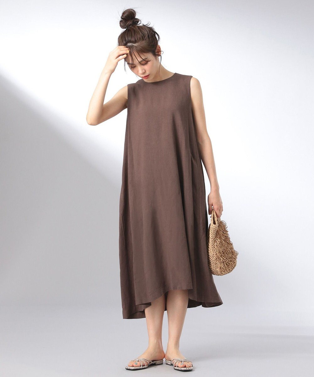シルキーリネンノースリーブ ワンピース Any Famファッション通販 公式通販 オンワード クローゼット