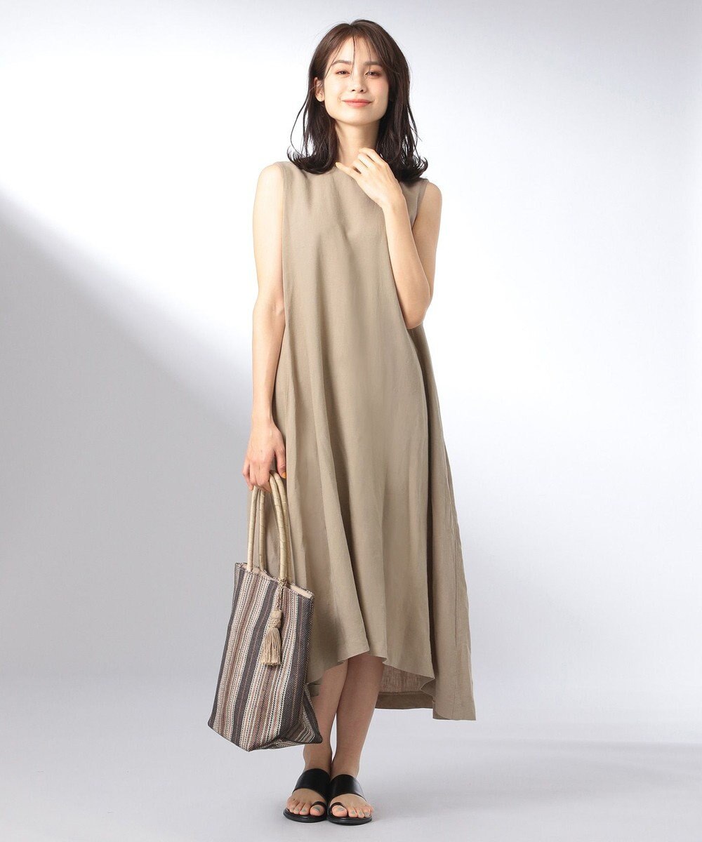 シルキーリネンノースリーブ ワンピース Any Famファッション通販 公式通販 オンワード クローゼット