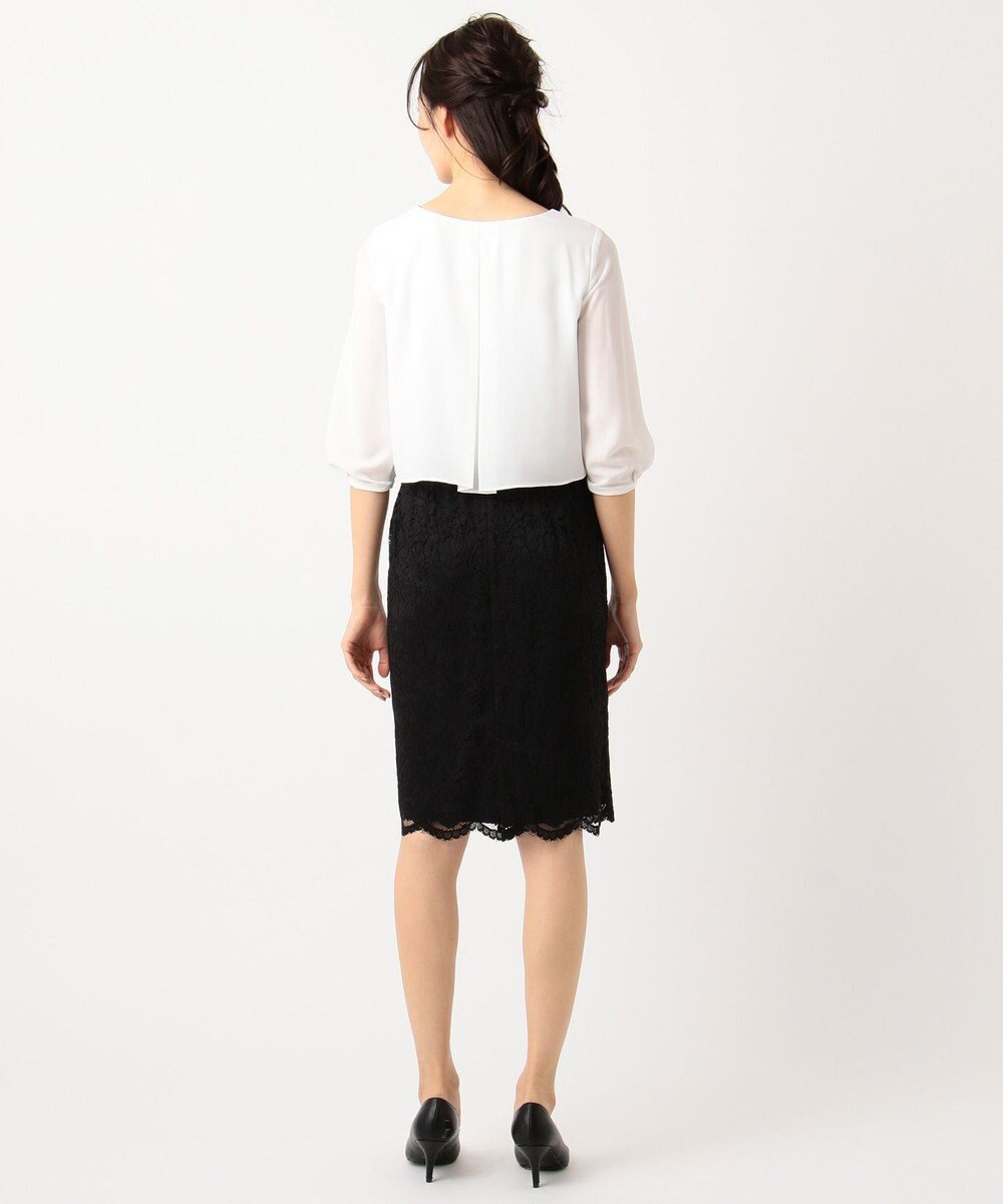 ANY 【セレモニー】レース＆シフォン ワンピース 