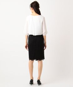 ANY 【セレモニー】レース＆シフォン ワンピース