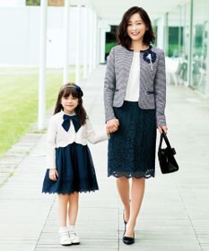 ANY 【セレモニー】レース＆シフォン ワンピース