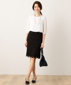 ANY 【セレモニー】レース＆シフォン ワンピース