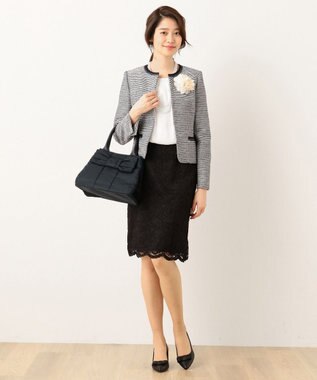 ANY 【セレモニー】レース＆シフォン ワンピース ブラック系