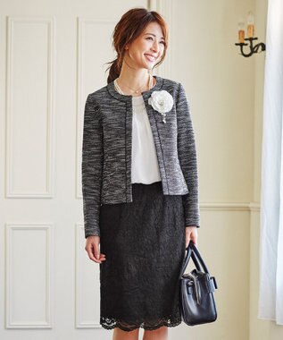 ANY 【セレモニー】レース＆シフォン ワンピース