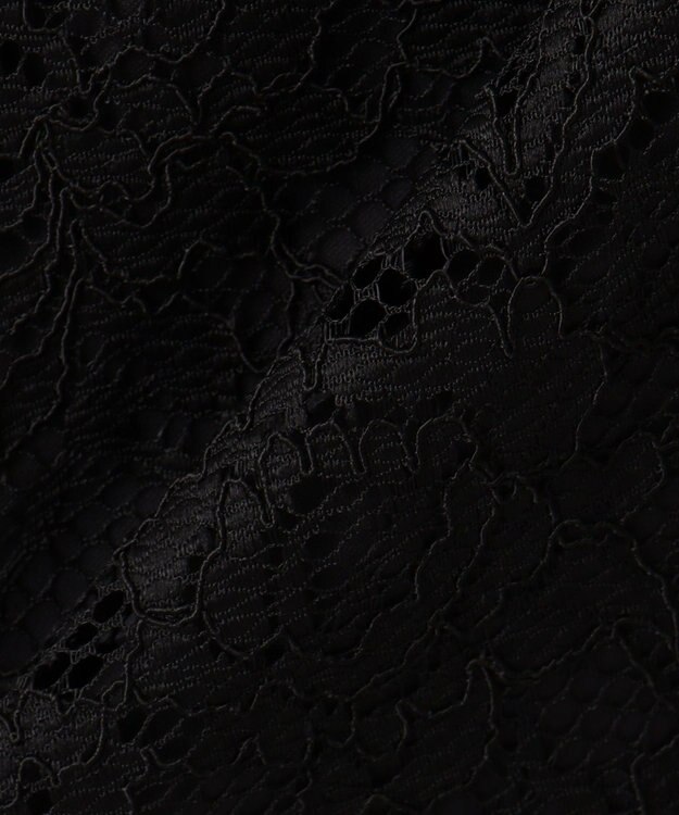 ANY 【セレモニー】レース＆シフォン ワンピース ブラック系