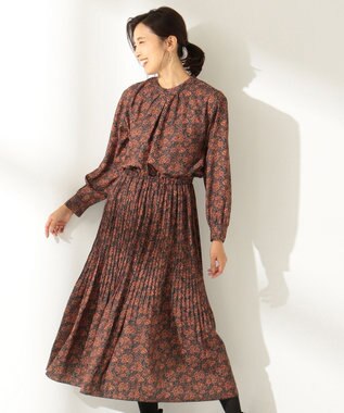 洗える レトロフラワープリント ワンピース Any Fam ファッション通販 公式通販 オンワード クローゼット