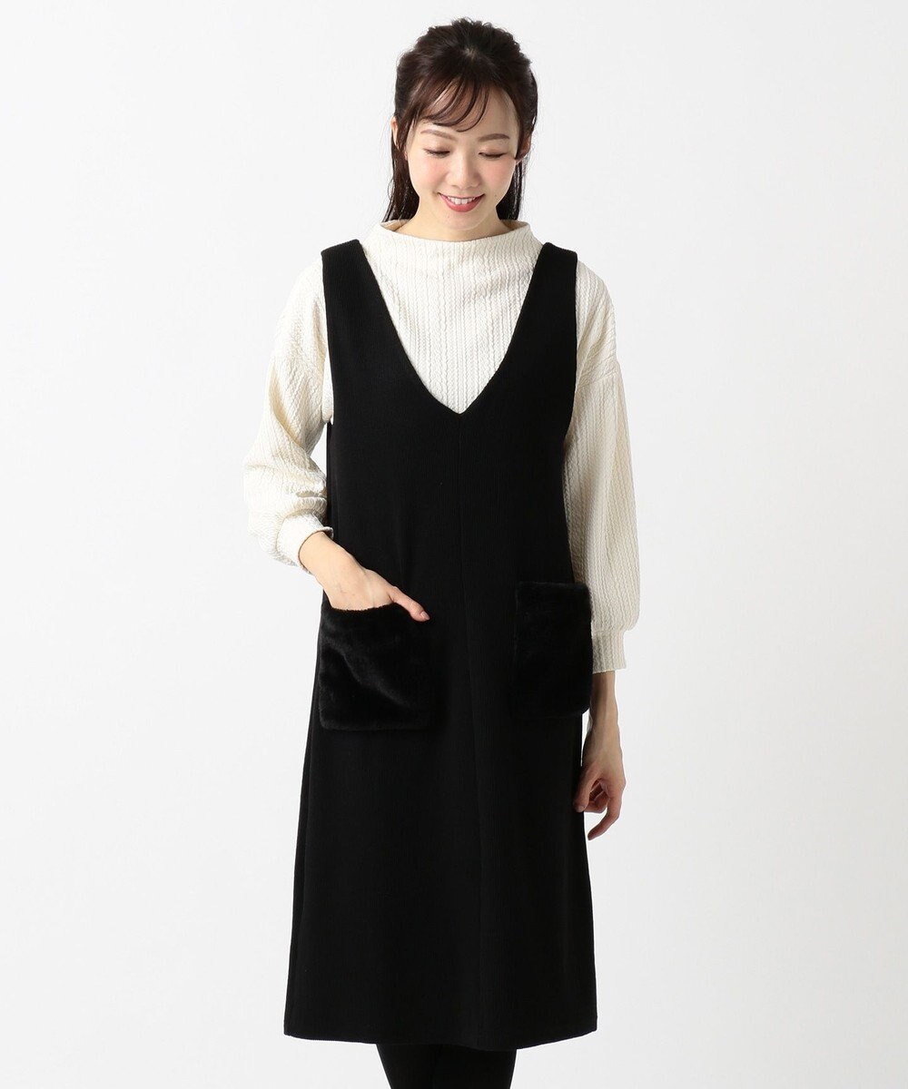 ポケットファーvネック ジャンスカ Any Fam ファッション通販 公式通販 オンワード クローゼット