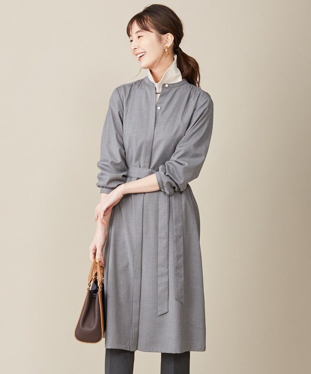 洗える】シワになりにくい ストレッチツイル ワンピース / J.PRESS  