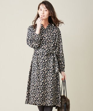 洗える アンティークフラワープリント ワンピース J Press Ladies S ファッション通販 公式通販 オンワード クローゼット