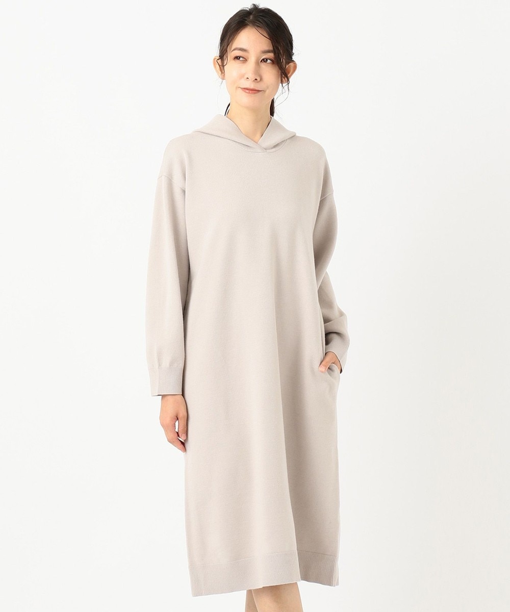 【オンワード】 J.PRESS LADIES L>ワンピース 【洗える】KATE WOOL ニット ワンピース カーキ T15 レディース 【送料無料】