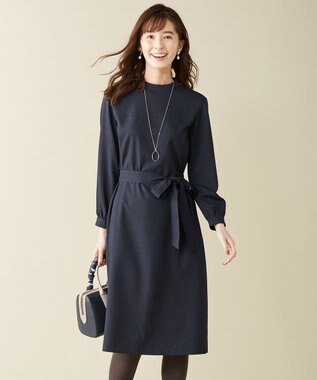 シワになりにくい 洗えるlanatecシャークスキン ワンピース J Press Ladies ファッション通販 公式通販 オンワード クローゼット