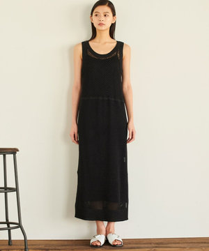 ラタンニット ドレス