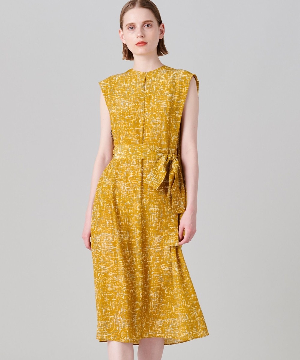 【オンワード】 JOSEPH>ワンピース フレームドプリント ドレス キャメル 38 レディース 【送料無料】