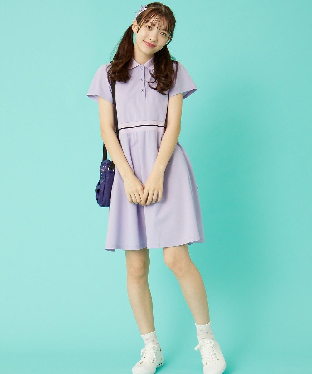 遮熱 Uvケア 150 170cm スカラップカラーポロ ワンピース 組曲 Kidsファッション通販 公式通販 オンワード クローゼット