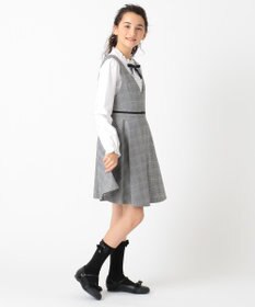 150-170cm】チェックジャンパースカート / 組曲 KIDS | ファッション 