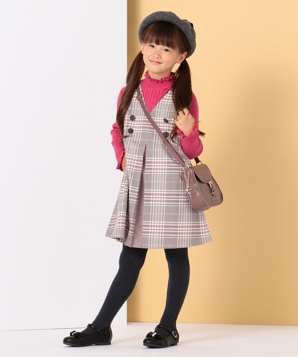 ひなちゃん着用 110 140cm パッチワークチェック ワンピース 組曲 Kids ファッション通販 公式通販 オンワード クローゼット