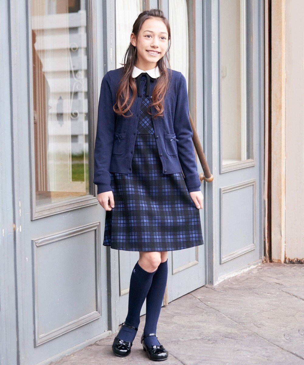 Purete ブラックウォッチジャガード ワンピース 組曲 Kids ファッション通販 公式通販 オンワード クローゼット