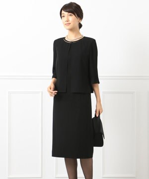 Web限定 洗える 日本製 75dシフォン ワンピース 組曲 Noir ファッション通販 公式通販 オンワード クローゼット