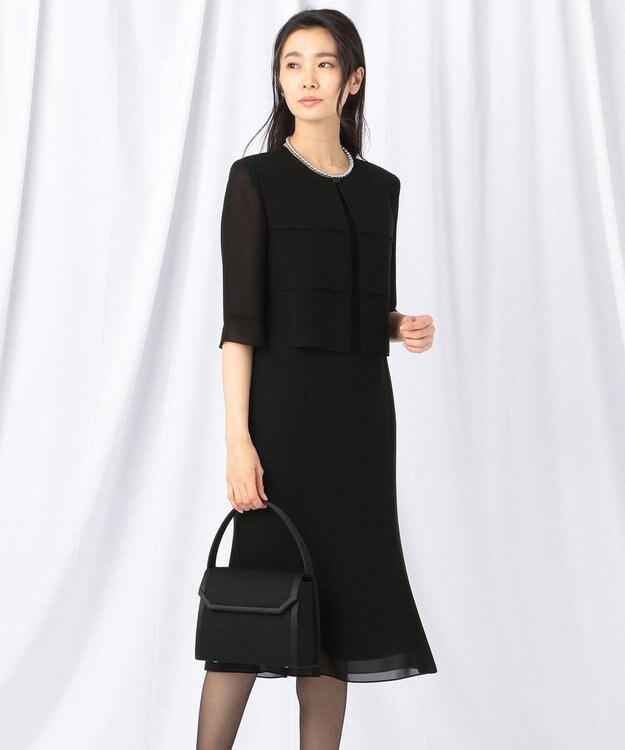 人気no 1 洗える セオプラスg C ボレロ風ワンピース 自由区 Formalファッション通販 公式通販 オンワード クローゼット