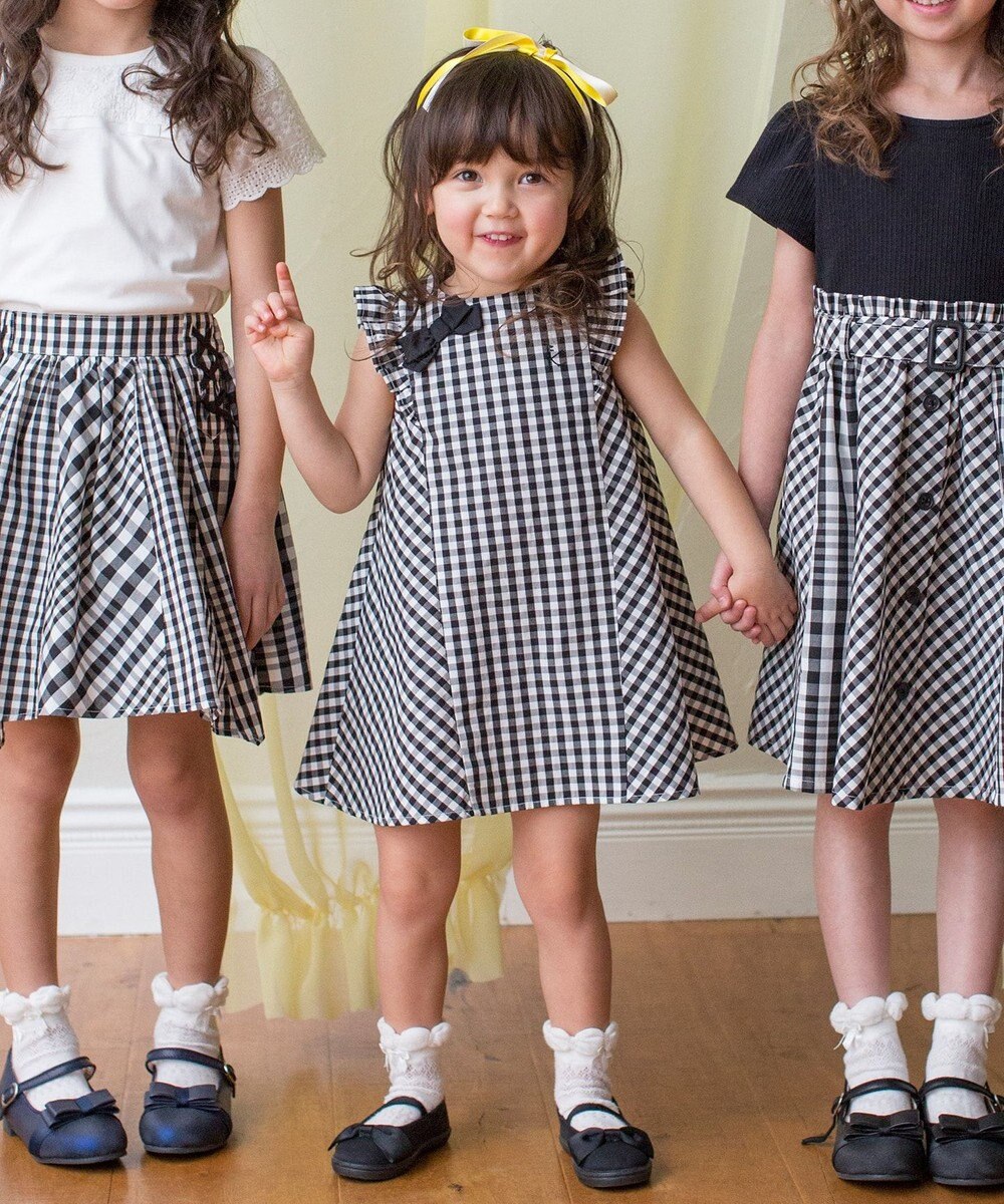 80 100cm ブロックチェックフリル ワンピース 組曲 Kids ファッション通販 公式通販 オンワード クローゼット