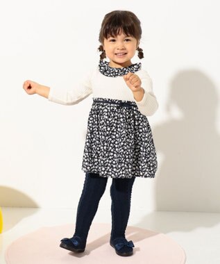 80 100cm フラワーコンビ ワンピース 組曲 Kids ファッション通販 公式通販 オンワード クローゼット