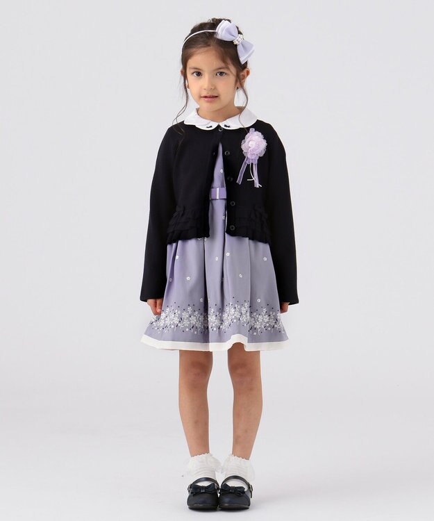 100 140cm グログラン刺繍 ワンピース 組曲 Kidsファッション通販 公式通販 オンワード クローゼット