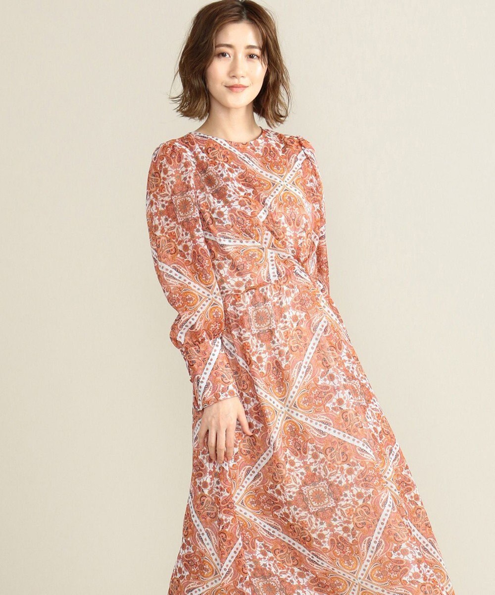 Deveaux ペイズリーフラワーワンピース Share Park Ladies ファッション通販 公式通販 オンワード クローゼット