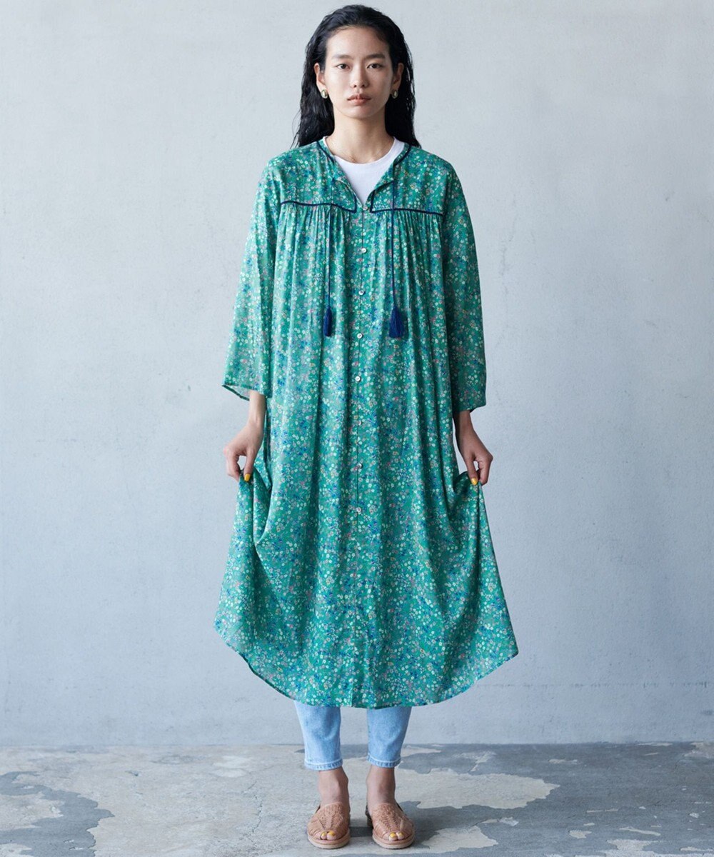 リバティプリント タッセル ワンピース Share Park Ladiesファッション通販 公式通販 オンワード クローゼット