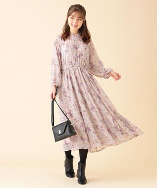 洗える シェードmixフラワー ワンピース Feroux ファッション通販 公式通販 オンワード クローゼット