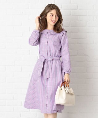 前後着用可 Web限定カラー有 カラーチェックセパレート ワンピース Feroux ファッション通販 公式通販 オンワード クローゼット