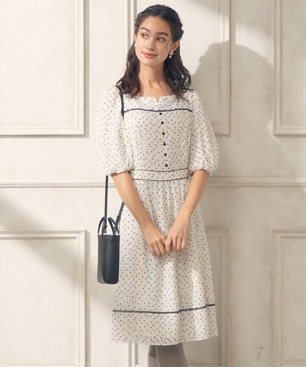 【オンワード】 TOCCA>ワンピース 【洗える!】APRES MIDI ドレス アイボリー 4 レディース 【送料無料】