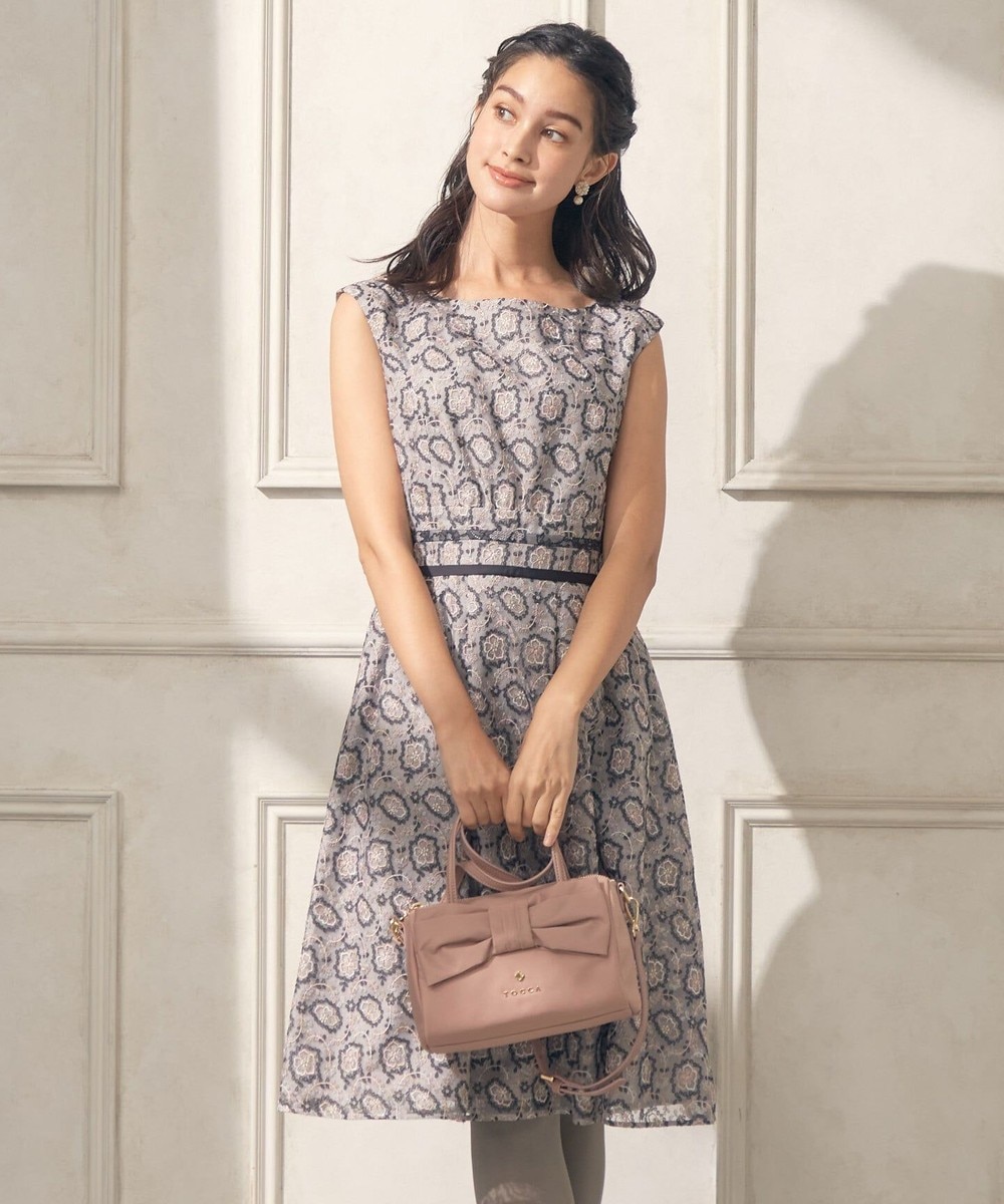 【オンワード】 TOCCA>ワンピース 【洗える!】ENDLESS WALTS ドレス ピンク 6 レディース 【送料無料】