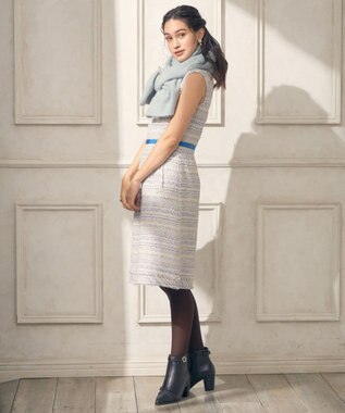 TOCCA 【洗える！】BIANCA ドレス サックスブルー系