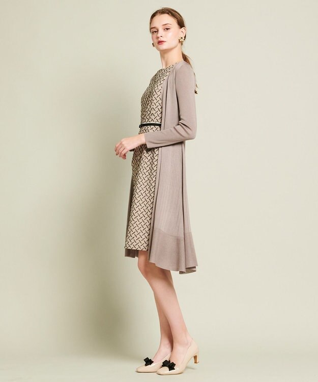 TOCCA 【洗える！】NASTRINO タイトドレス ベージュ系7