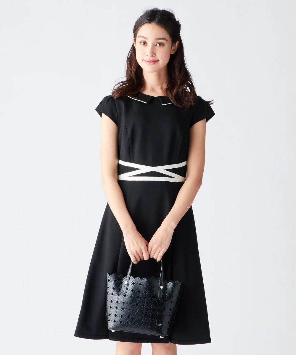 新品 トッカ LUMINOUS ドレス ワンピース サイズ6 黒-