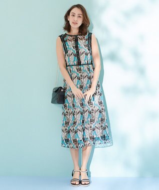 WEB限定】【TOCCA LAVENDER】Wavy Embroidery ドレス / TOCCA ...