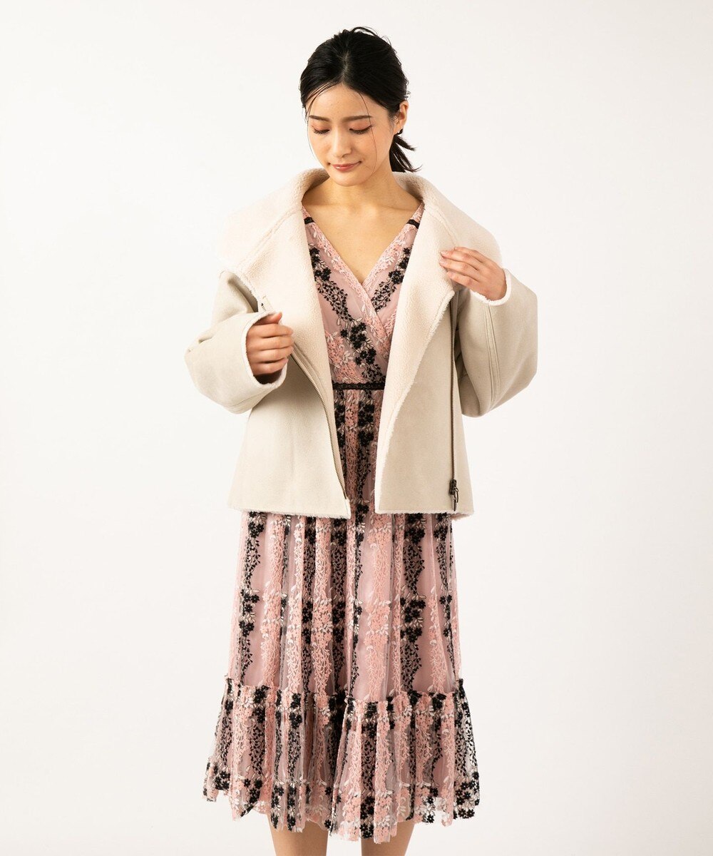 【オンワード】 TOCCA>ワンピース 【TOCCA LAVENDER】Floral Lace ドレス ピンク 0 レディース 【送料無料】