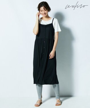 Unfilo】SARASARA JERSEY カップ付 ワンピース / UNFILO L