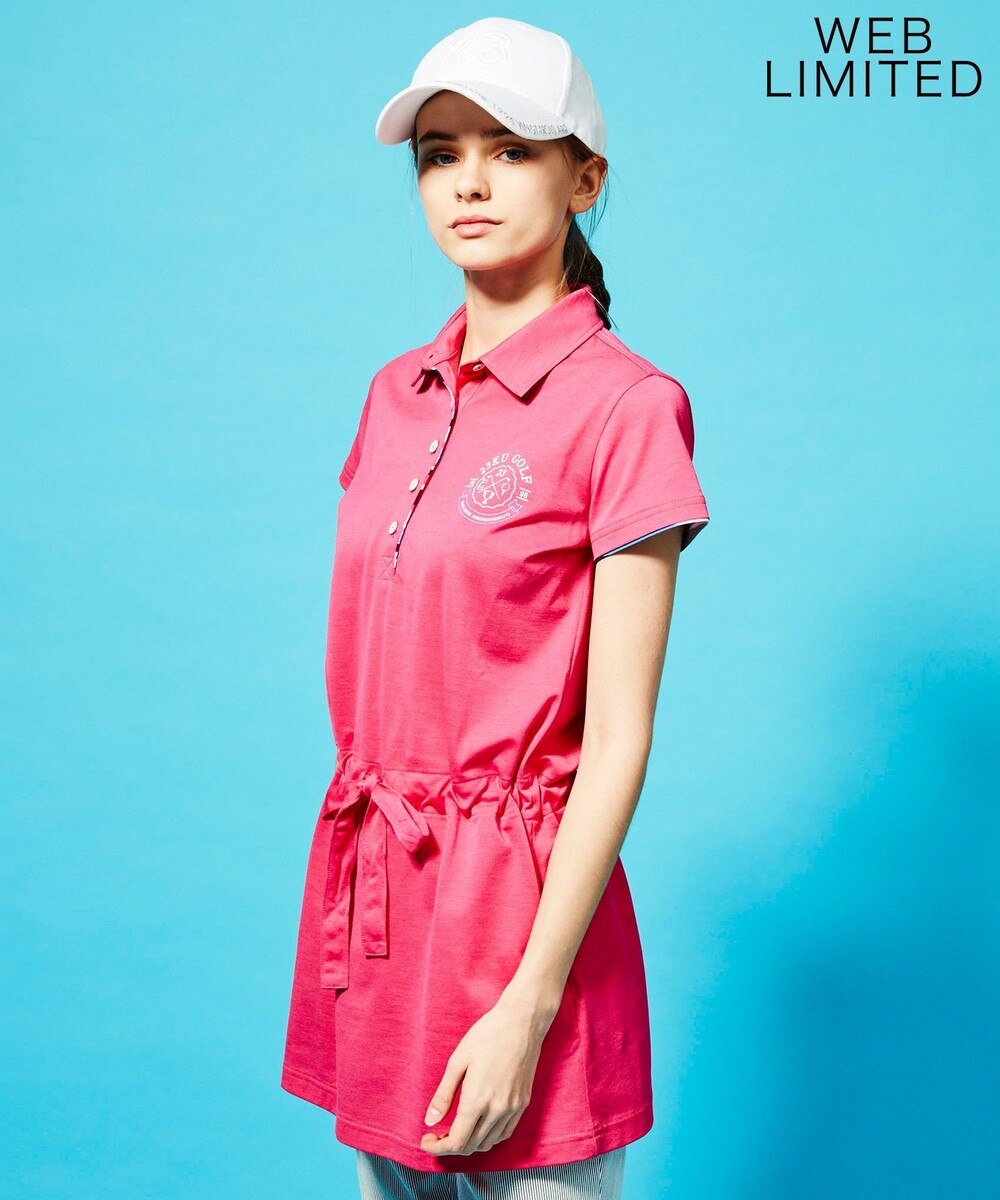 【オンワード】 23区GOLF>ワンピース 【WOMEN】【WEB限定】【UV/吸汗速乾】チュニック ワンピース ピンク ML レディース 【送料無料】