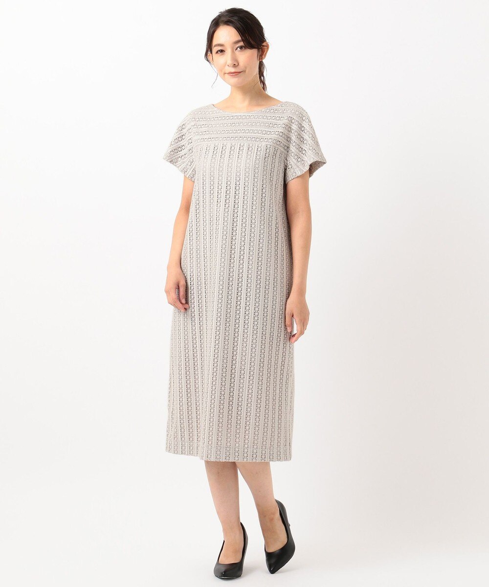 【オンワード】 自由区>ワンピース 【Class Lounge】LACE ワンピース ブラック 38 レディース 【送料無料】