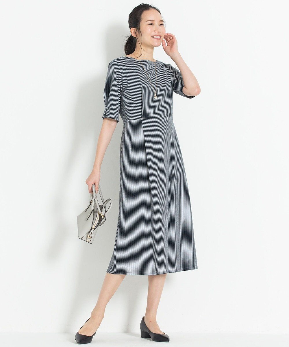 スクリューシアサッカー ジャージーワンピース 検索番号g46 自由区ファッション通販 公式通販 オンワード クローゼット