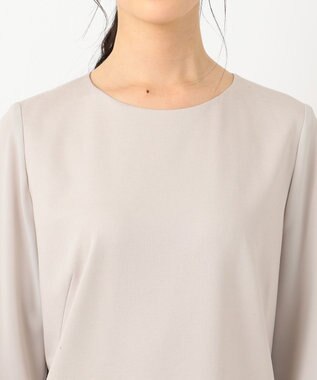 自由区 【Sサイズ有】360°FREE ウォッシャブル ワンピース ライトグレー系