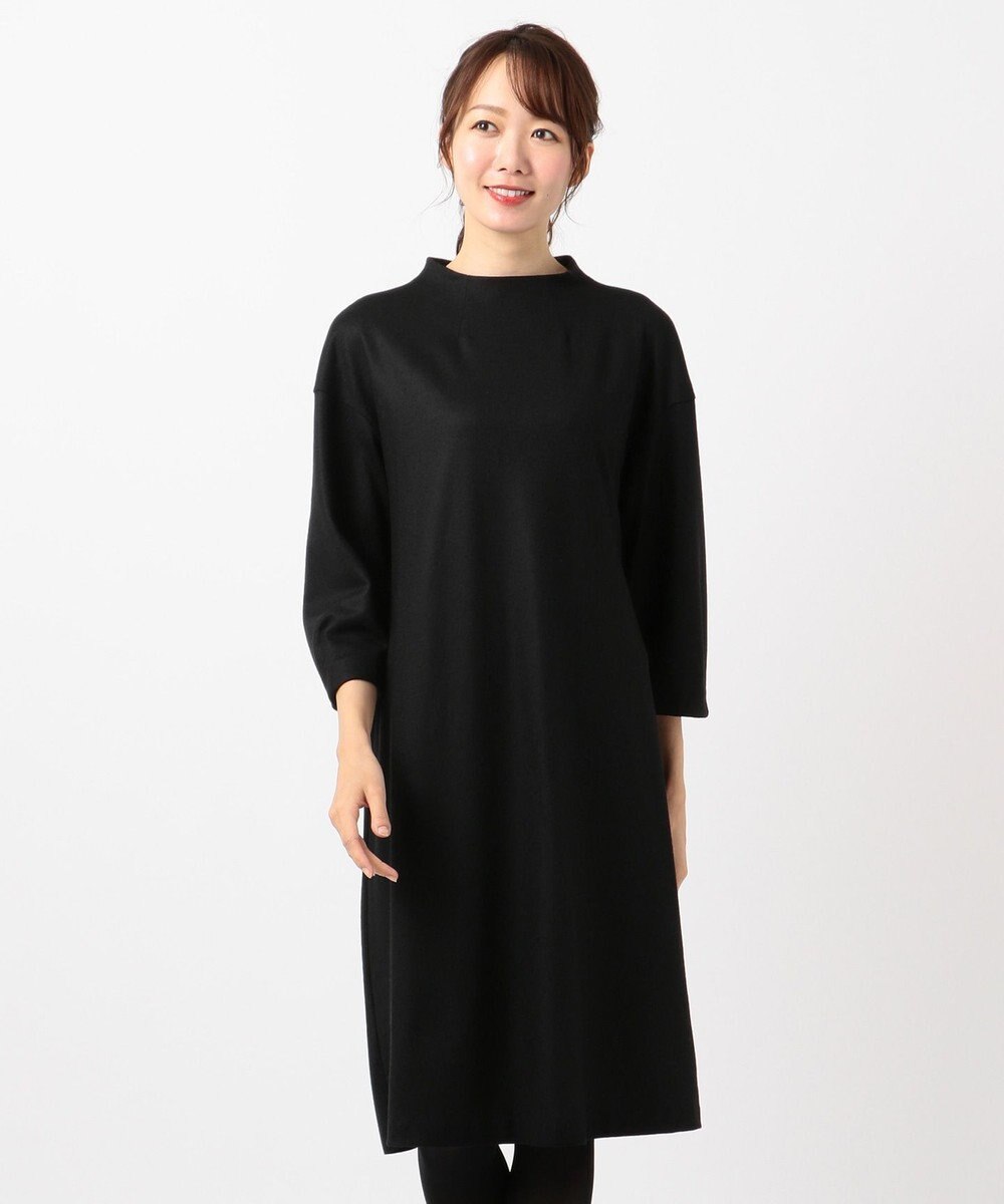 マガジン掲載 ミルドジャージー ボトルネックワンピース 検索番号q69 自由区 ファッション通販 公式通販 オンワード クローゼット