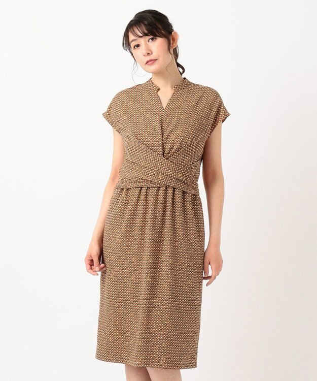 洗える フレームスクエアプリントワンピース 23区 Sファッション通販 公式通販 オンワード クローゼット