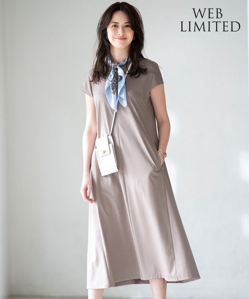 Web限定 Albini Jersey フレンチスリーブ ワンピース 23区 ファッション通販 公式通販 オンワード クローゼット