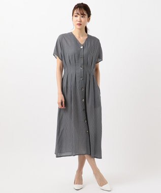 洗える Liberty ギンガムチェックプリント ワンピース 23区 S ファッション通販 公式通販 オンワード クローゼット