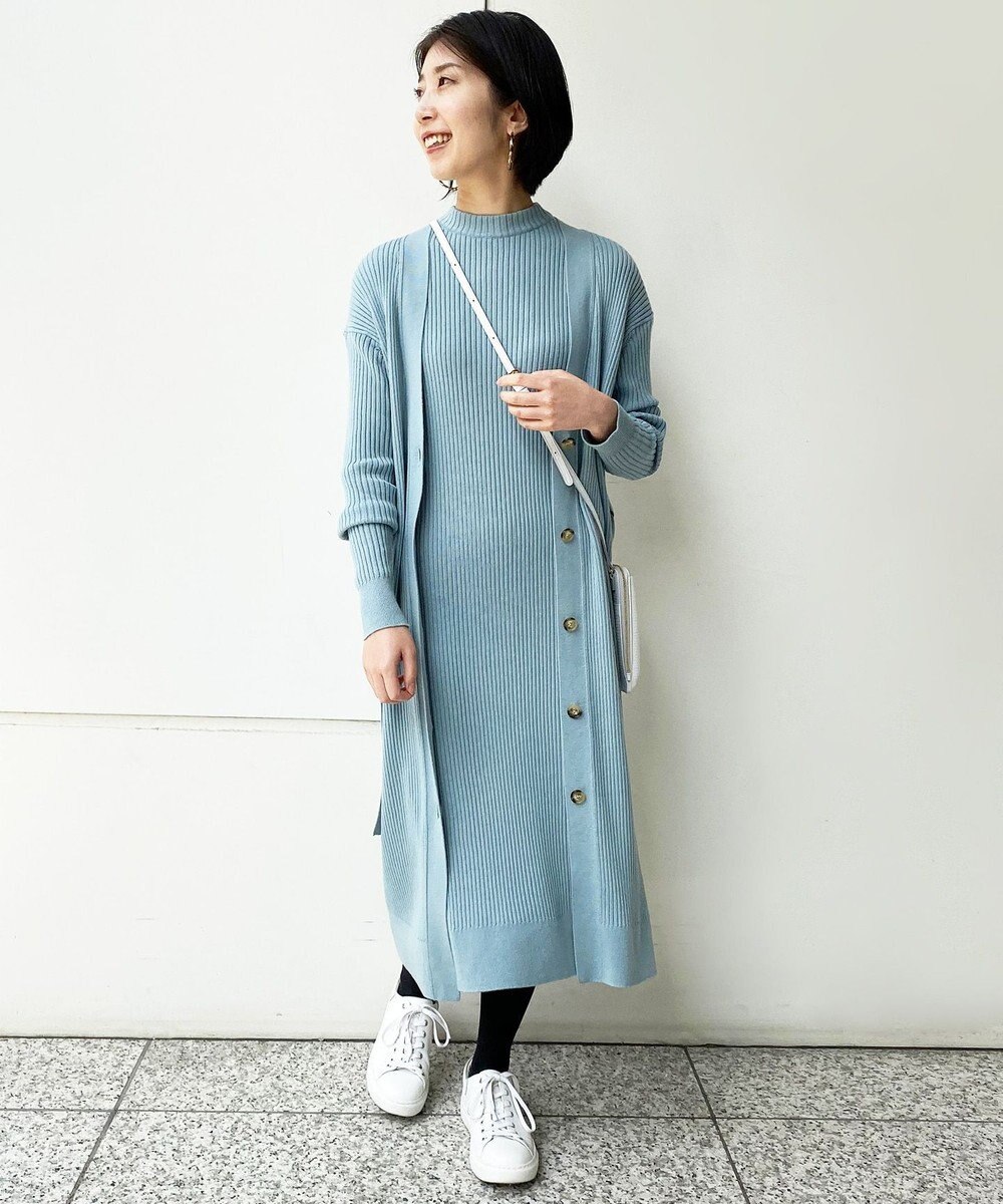 ウールコットン リブニット ノースリーブ ワンピース 23区 L ファッション通販 公式通販 オンワード クローゼット